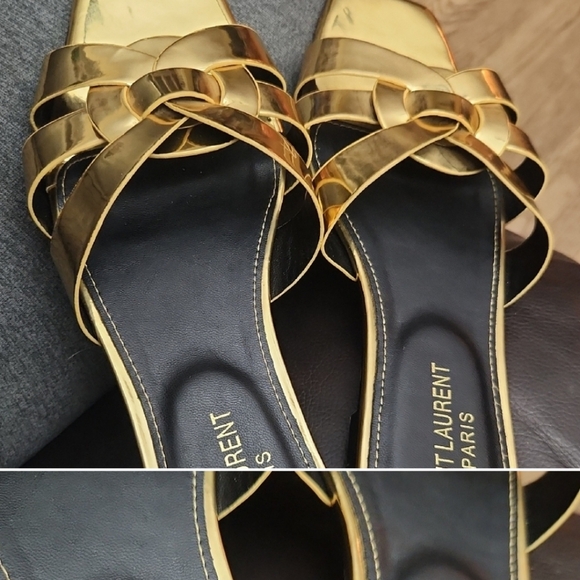 Saint Laurent Gold Women's Shoes - Picture 4 of 7